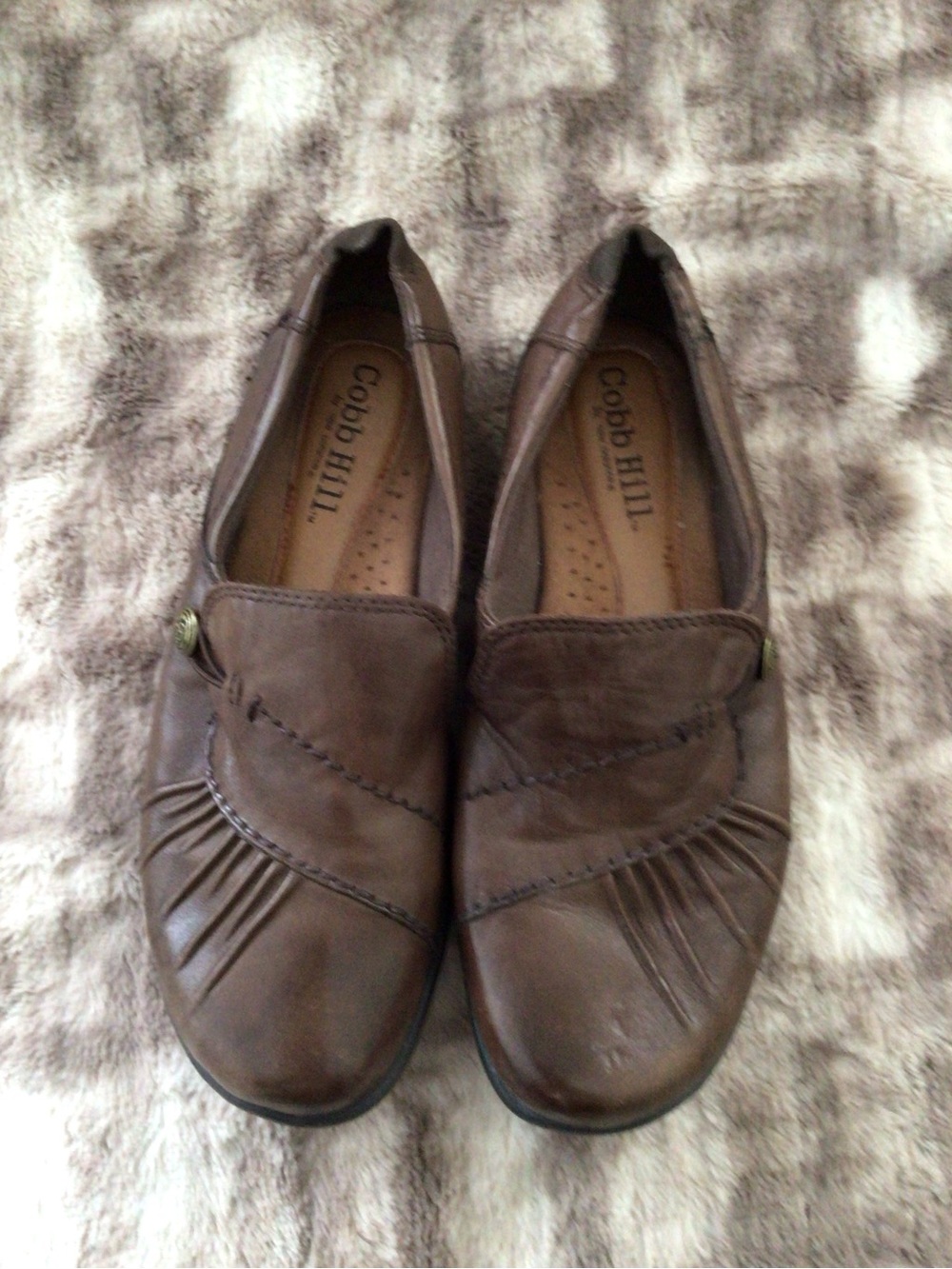 Cobb Hill by New Balance Brown Slip-On Casual Loafers - 8W